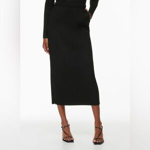 Aritzia Black Wisdom Skirt